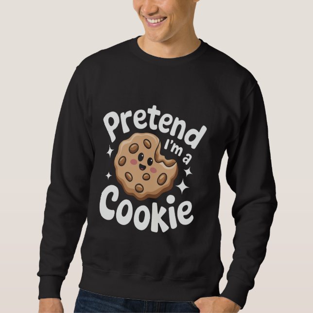 Sudadera Cookie finge que soy una galleta (Anverso)