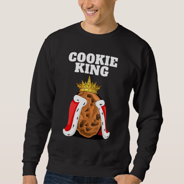 Sudadera Cookie King Mens Cookie Biscuits Cuidad Cookie (Anverso)