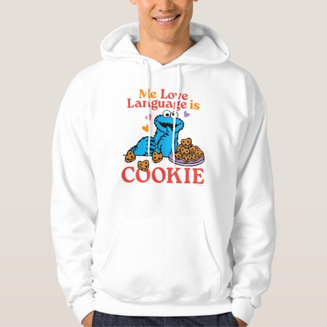 Sudadera Cookie Monster | Cita el día de San Valentín (Anverso)