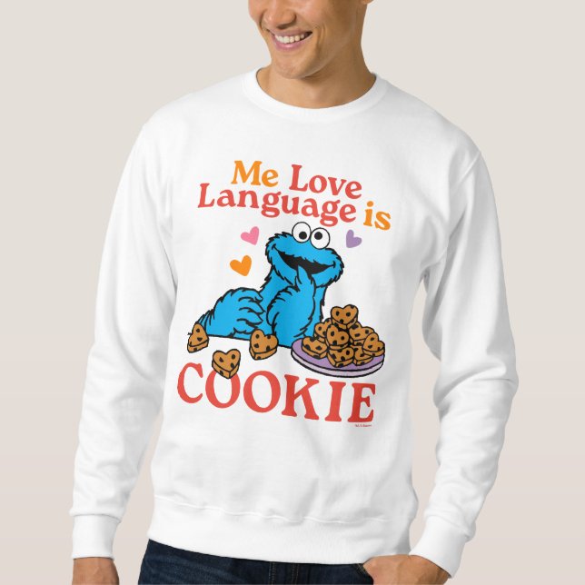 Sudadera Cookie Monster | Cita el día de San Valentín (Anverso)