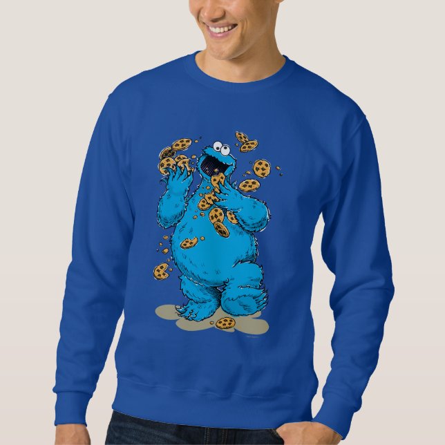 Sudadera Cookie Monster Crazy Cookies (Anverso)
