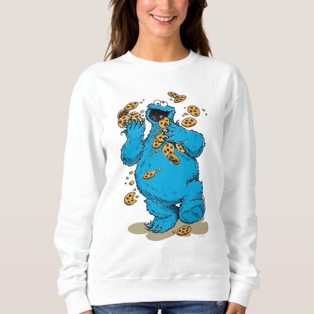 Sudadera Cookie Monster Crazy Cookies (Anverso)