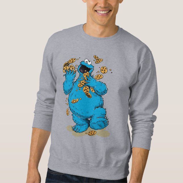 Sudadera Cookie Monster Crazy Cookies (Anverso)