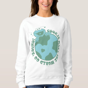 Sudadera Cookie Monster   Las cookies hacen que el mundo gi