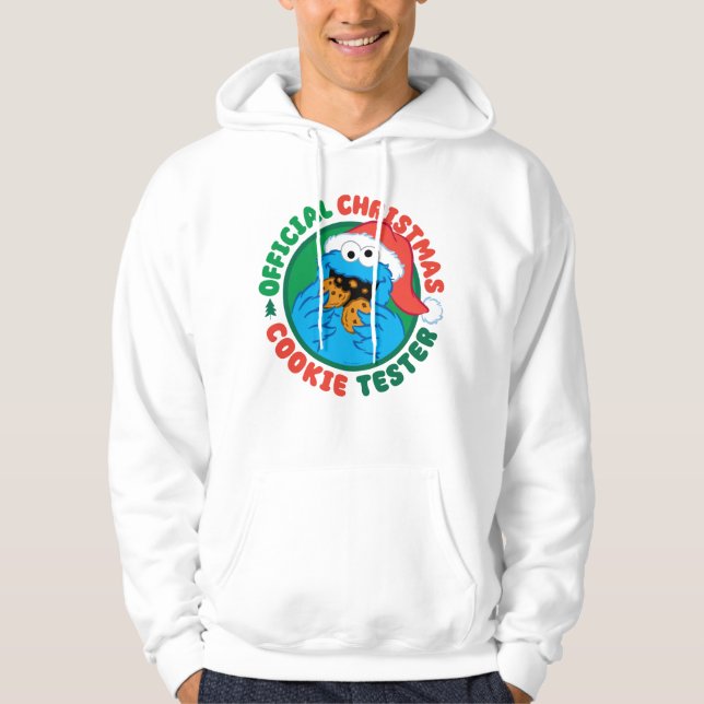 Sudadera Cookie Monster | Navidades oficiales Cookie Tester (Anverso)