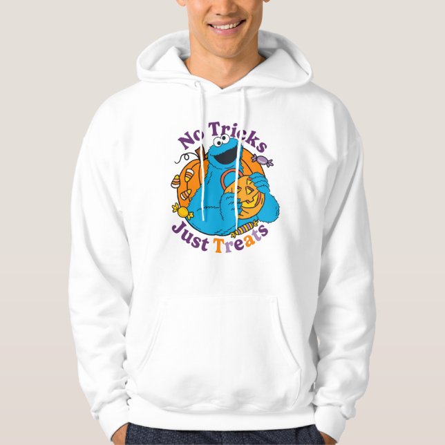 Sudadera Cookie Monster | No hay trucos que solo trate (Anverso)