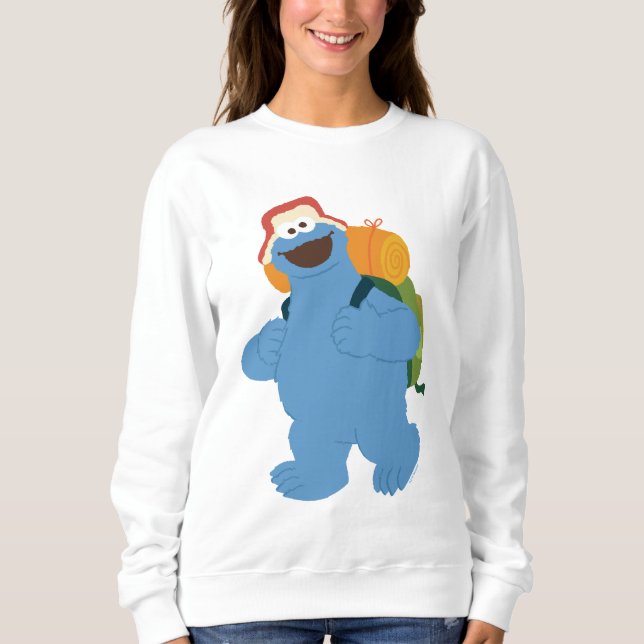 Sudadera Cookie Monster Senderismo (Anverso)