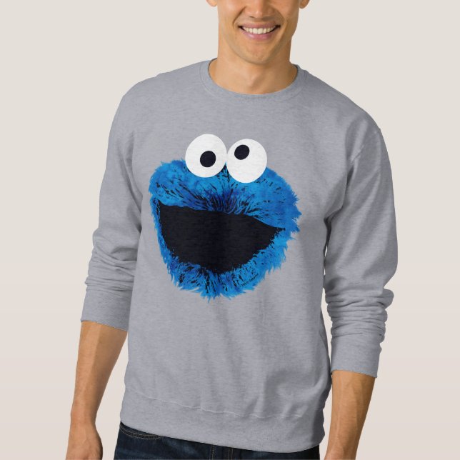 Sudadera Cookie Monster | Tendencia acuarela (Anverso)
