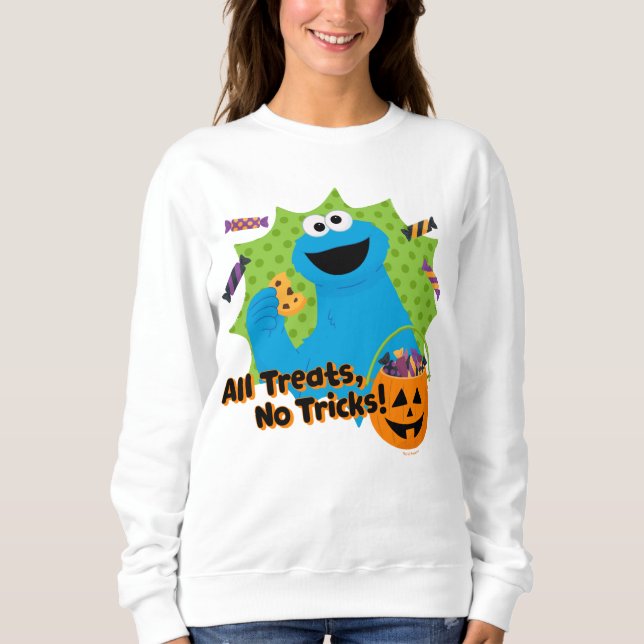 Sudadera Cookie Monster | ¡Todos los tratamientos, sin truc (Anverso)