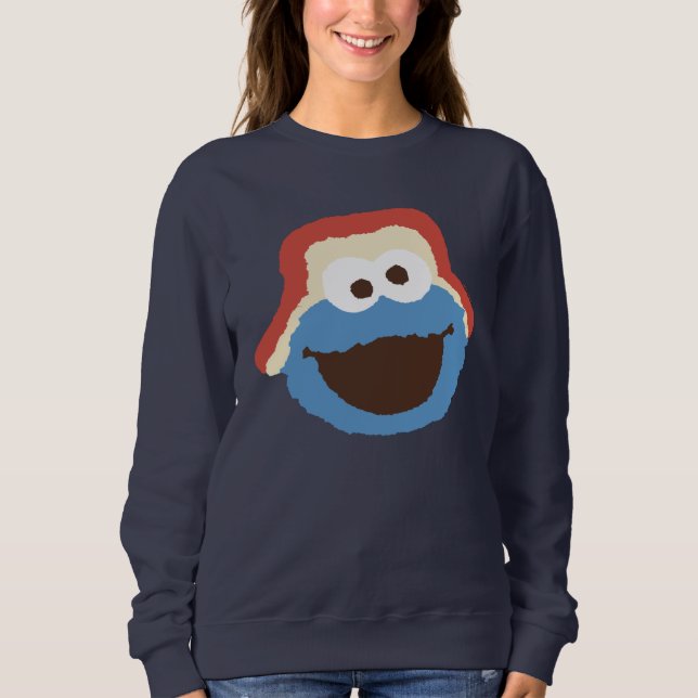 Sudadera Cookie Monster Woodland Face (Anverso)