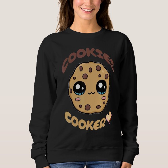 Sudadera Cookies Cookie Cookie Cookie Baker Cookie (Anverso)