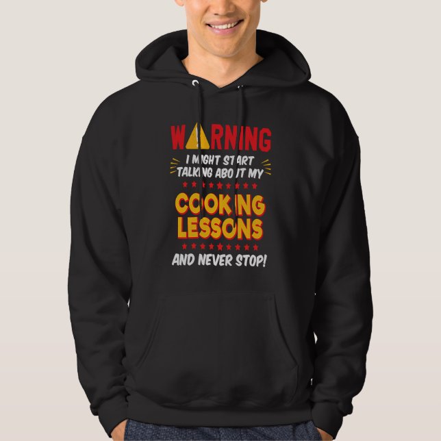 Sudadera Cooking Lessons Joke Graphic (Anverso)