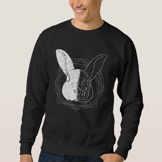 Sudadera Cool Artistic Rabbit (Anverso)