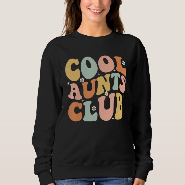 Sudadera Cool Aunt Club Mothers Day For Auntie  Family Matc (Anverso)