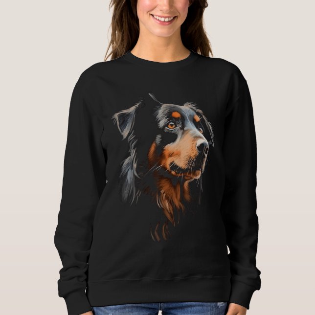 Sudadera Cool Australian Shepherd Face Awesome (Anverso)