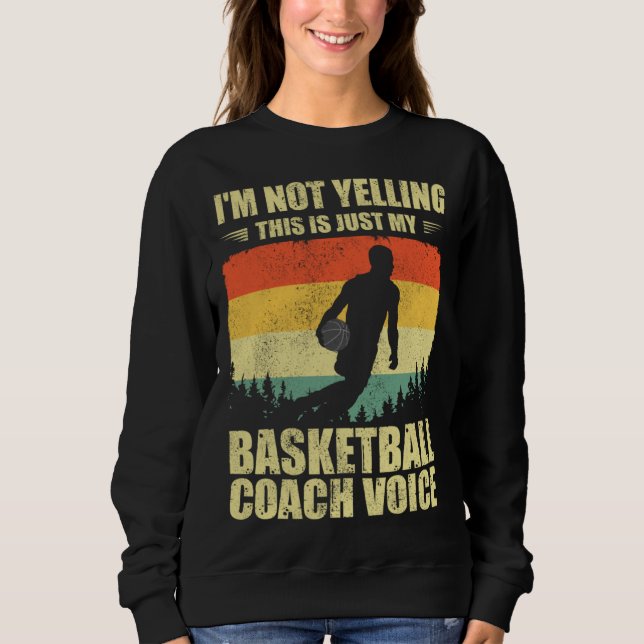 Sudadera Cool Basketball Coach For Men Women Team Basketbal (Anverso)