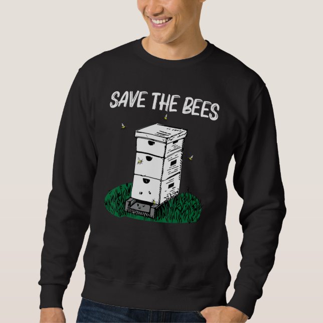 Sudadera Cool Beekeeping For Men Women Honeybee Honeycomb (Anverso)