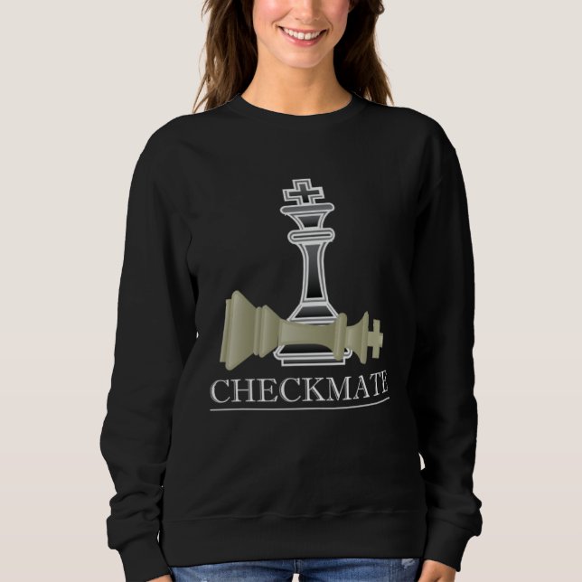 Sudadera Cool Board Game Tees  Checkmate Chess (Anverso)