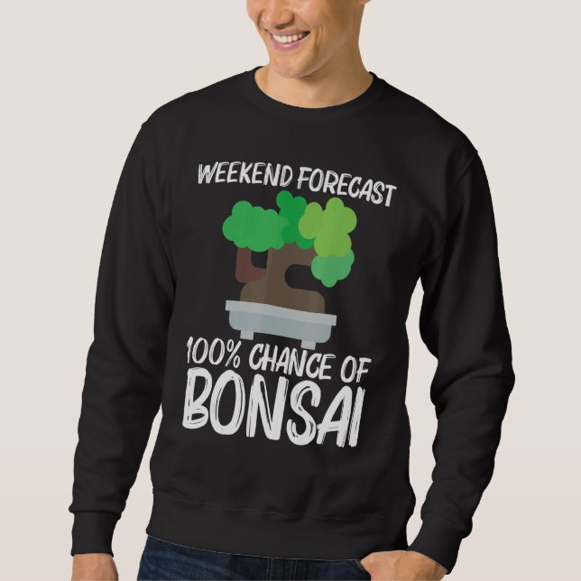 Sudadera Cool Bonsai For Men Women Tree Plant Garden   (Anverso)
