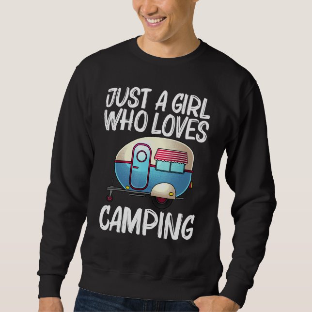 Sudadera Cool Camping For Girls Kids Recreational Vehicle T (Anverso)