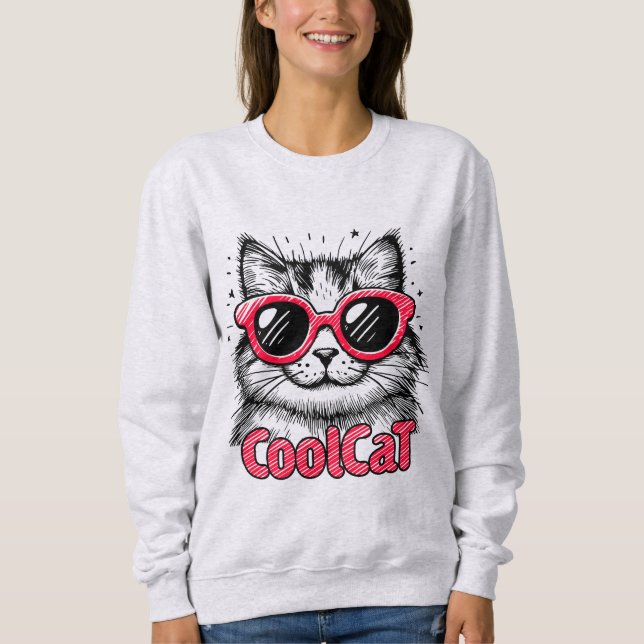 Sudadera Cool Cat 1 (Anverso)