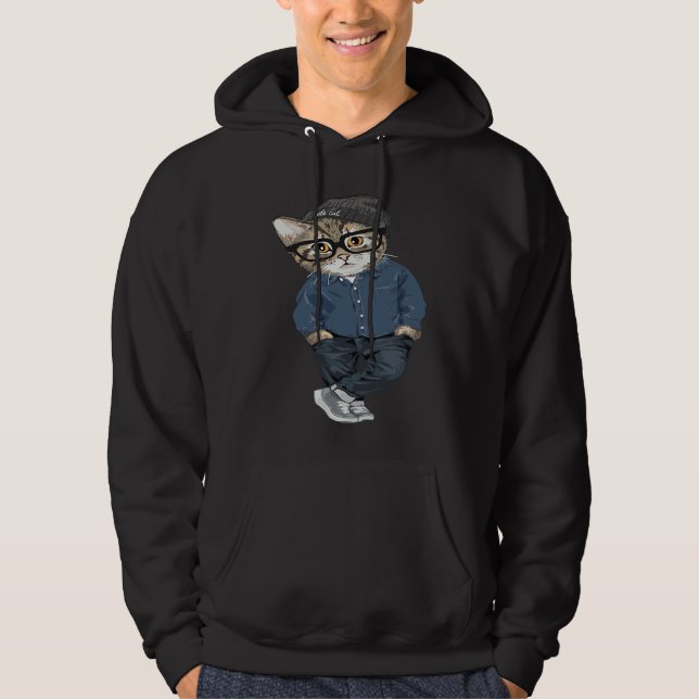 Sudadera Cool Cat And  Cat (Anverso)