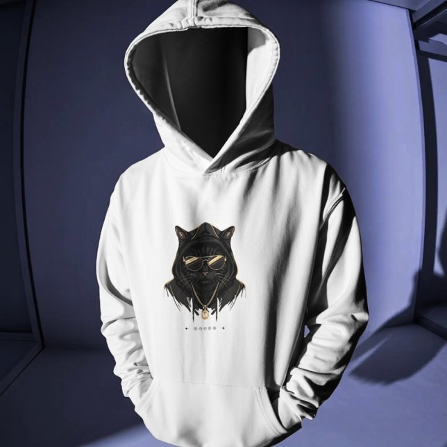 Sudadera Cool Cat – Sudadera con gráfico de gato d (Subido por el creador)