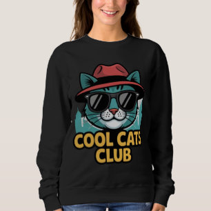 Sudadera Cool Cats Club – Edición Hip Hop