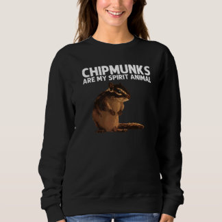 Sudadera Cool Chipmunk For Men Women Squirrel Whisperer  Ro