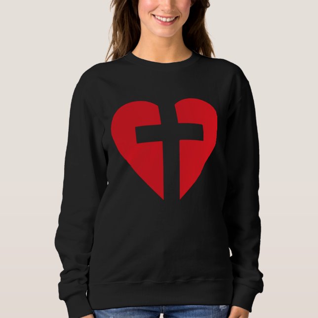 Sudadera Cool Christian Tees  Love Jesus (Anverso)