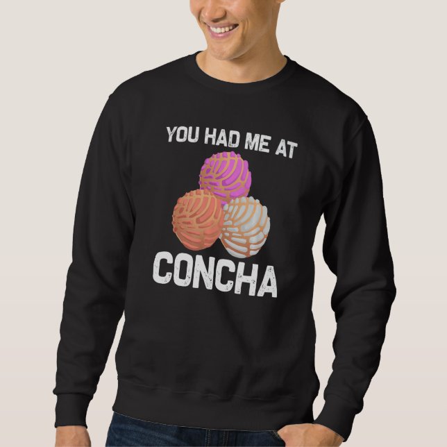 Sudadera Cool Concha For Men Women Pan Dulce Latin Mexican  (Anverso)