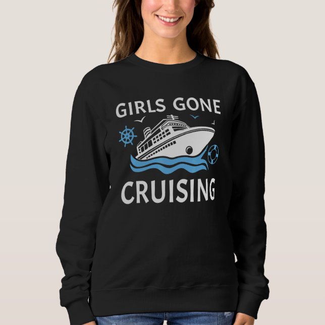 Sudadera Cool Cruising For Women Girls Cruise Ship Cruising (Anverso)