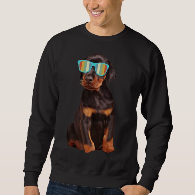 Sudadera Cool Doberman Puppy (Anverso)