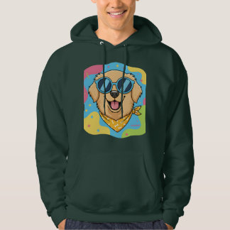 Sudadera Cool Dog With Sunglasses Funny 
