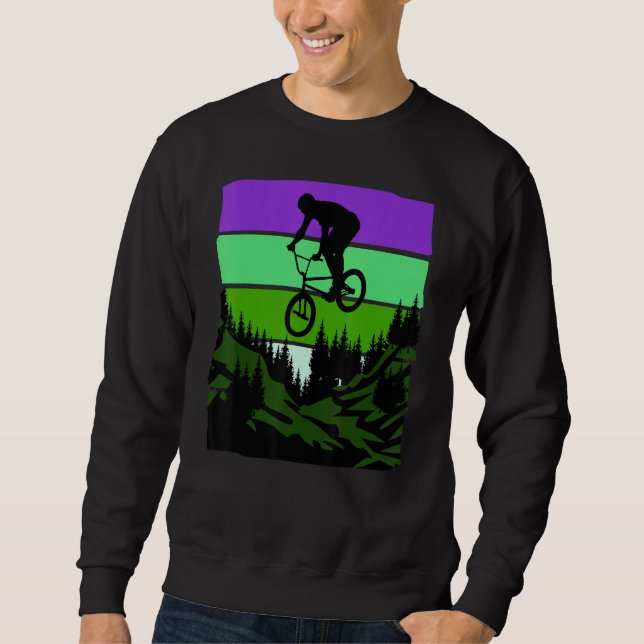 Sudadera Cool DownHill Mountain Bike Design for Hardcore Cy (Anverso)