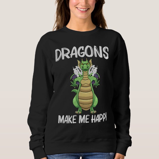 Sudadera Cool Dragon For Men Women Mythical Creature Dragon (Anverso)