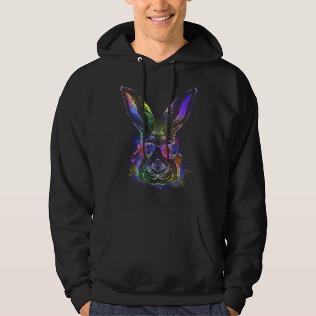 Sudadera Cool Easter Bunny Happy Easter Rabbit Easter Frien (Anverso)