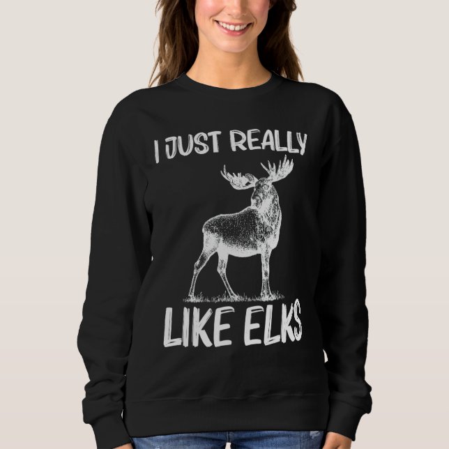 Sudadera Cool Elk For Men Women Elk Deer Hunter Hunting (Anverso)