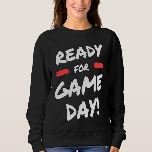 Sudadera Cool Fantasy Football Season Sunday Ready Game Day (Anverso)
