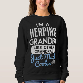 Sudadera Cool Fathers Day T-Shirt Herping Grandpa