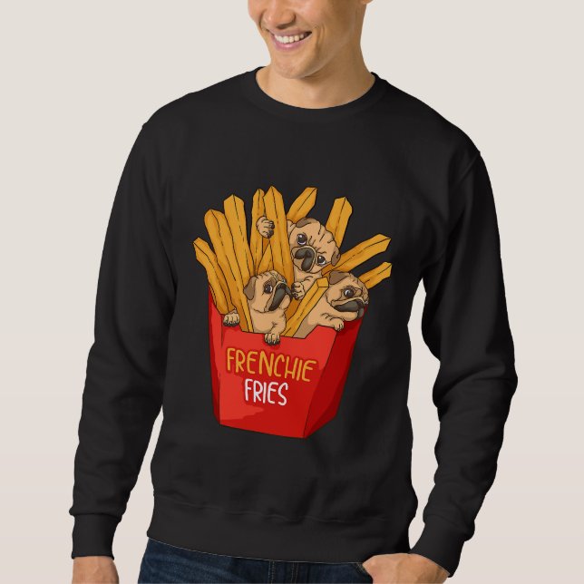 Sudadera Cool Frenchie Fries Funny French Fries (Anverso)
