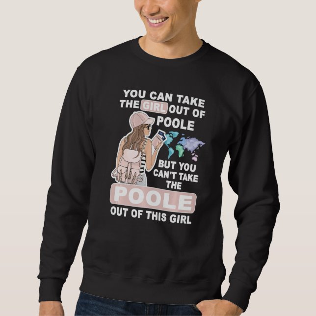 Sudadera Cool Girl from Poole City  Proud Poole Girl (Anverso)