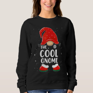 Sudadera Cool Gnome Búfalo Cuadros Coincidentes Familia Nav