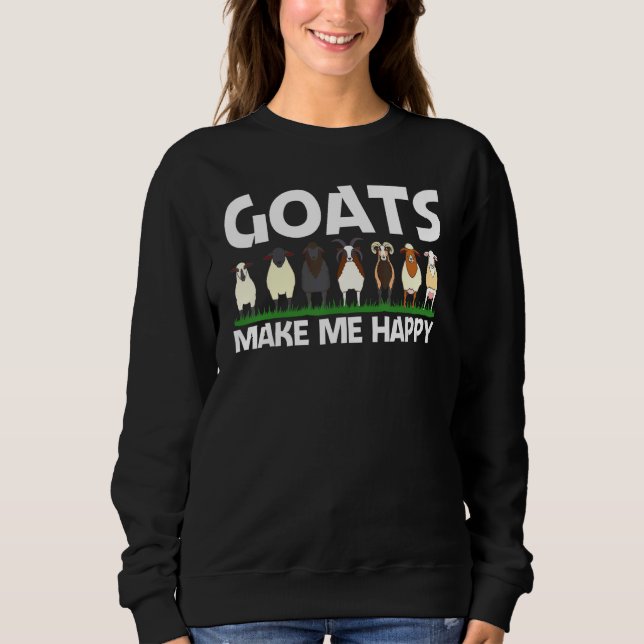 Sudadera Cool Goat For Men Women Domestic Goat Farm  1 (Anverso)