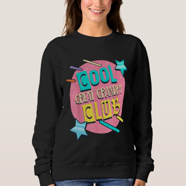 Sudadera Cool Great Grandpa Club  Great Grandpa Humor (Anverso)