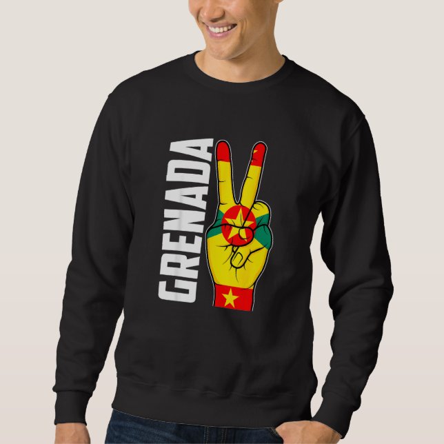 Sudadera Cool Grenada Flag Patriotic (Anverso)