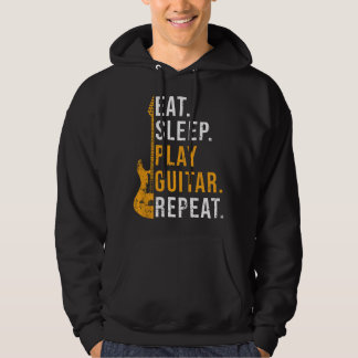 Sudadera Cool Guitar Silhouette Paintbrush Art Icons Slogan