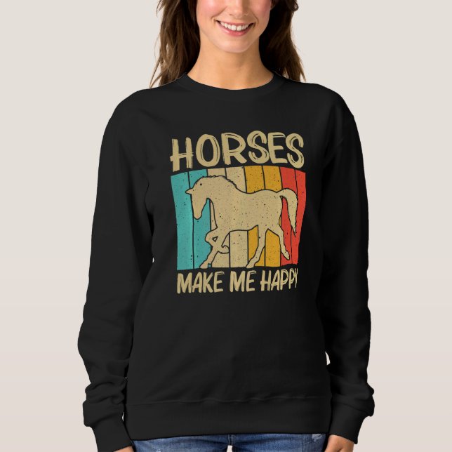 Sudadera Cool Horse For Men Women Equestrian Horseback Ridi (Anverso)