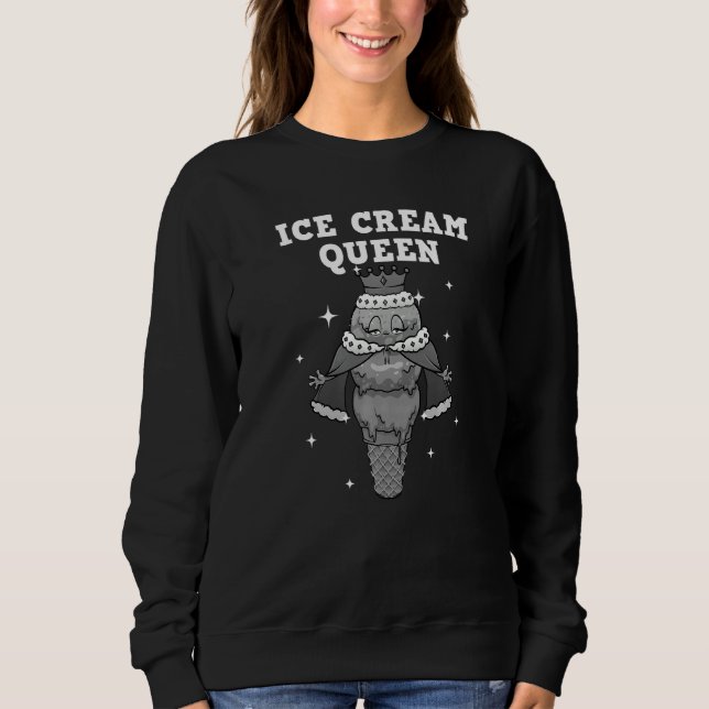 Sudadera Cool Ice Cream For Women Girls Dairy Ice Cream Que (Anverso)