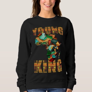 Sudadera Cool Kente Africano Hombres Niños Jóvenes American